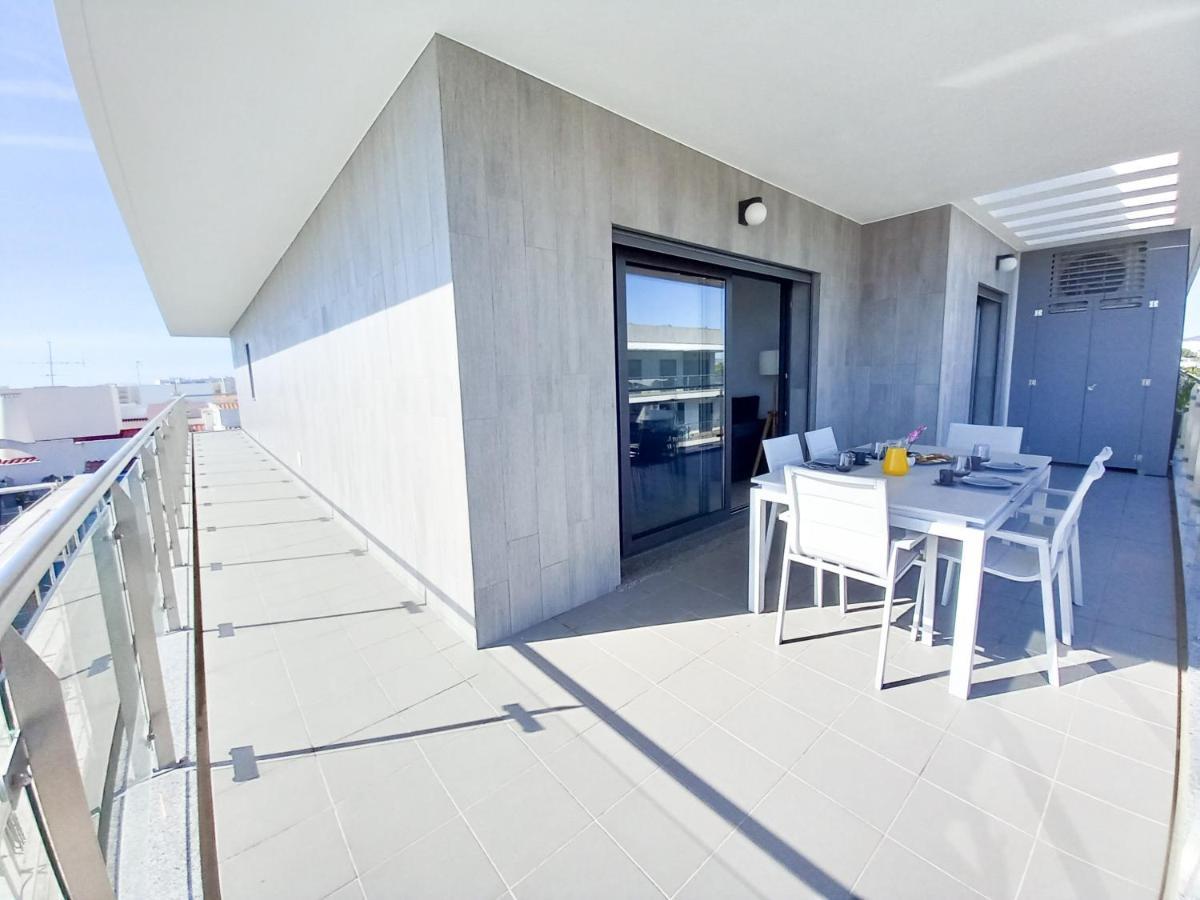 T3 Alto Forte -Vista Mar,Ar Condicionado,Garagem Quarteira Bagian luar foto